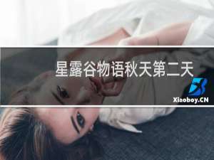 星露谷物语秋天第二天
