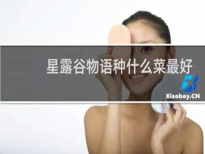 星露谷物语种什么菜最好