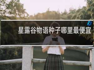 星露谷物语种子哪里最便宜