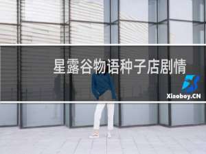 星露谷物语种子店剧情
