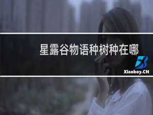 星露谷物语种树种在哪