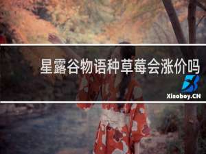 星露谷物语种草莓会涨价吗