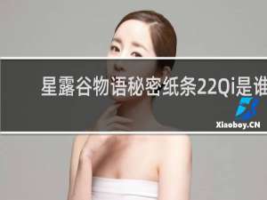 星露谷物语秘密纸条22Qi是谁