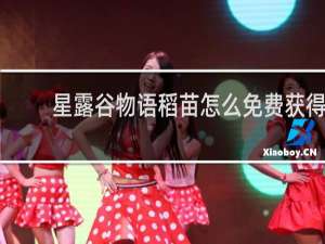 星露谷物语稻苗怎么免费获得