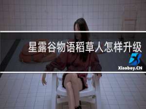 星露谷物语稻草人怎样升级