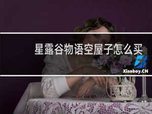 星露谷物语空屋子怎么买