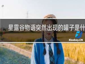 星露谷物语突然出现的罐子是什么
