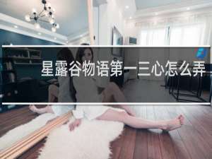 星露谷物语第一三心怎么弄