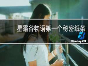 星露谷物语第一个秘密纸条