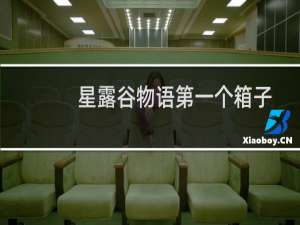 星露谷物语第一个箱子