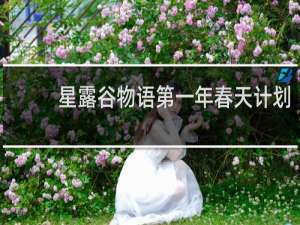 星露谷物语第一年春天计划