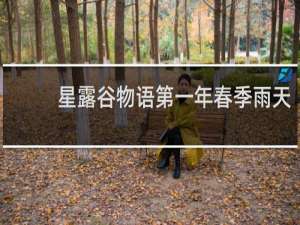 星露谷物语第一年春季雨天