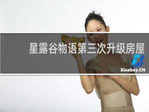 星露谷物语第三次升级房屋