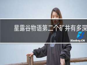 星露谷物语第二个矿井有多深
