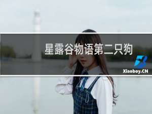星露谷物语第二只狗