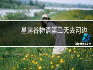星露谷物语第二天去河边