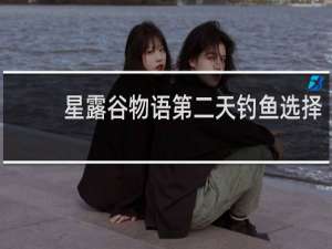 星露谷物语第二天钓鱼选择