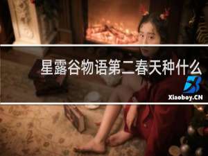 星露谷物语第二春天种什么