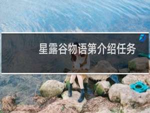星露谷物语第介绍任务