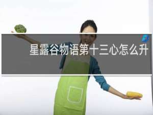 星露谷物语第十三心怎么升