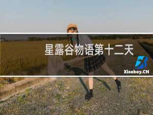 星露谷物语第十二天