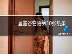 星露谷物语第10张纸条