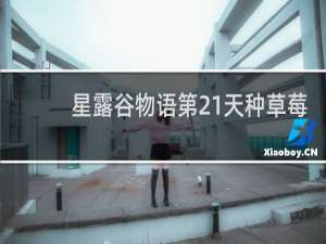 星露谷物语第21天种草莓