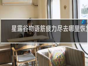 星露谷物语筋疲力尽去哪里恢复