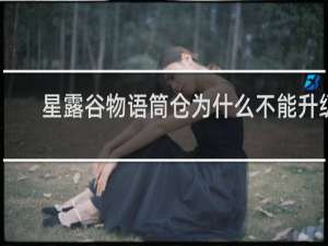 星露谷物语筒仓为什么不能升级