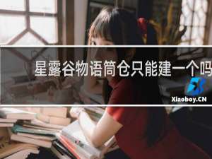 星露谷物语筒仓只能建一个吗