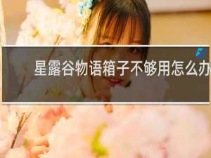 星露谷物语箱子不够用怎么办