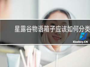 星露谷物语箱子应该如何分类