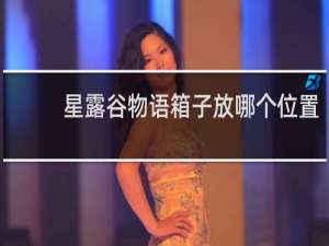 星露谷物语箱子放哪个位置