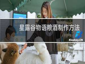 星露谷物语粮酒制作方法