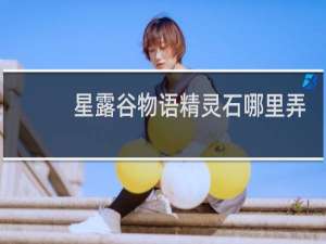 星露谷物语精灵石哪里弄