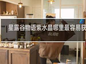 星露谷物语紫水晶哪里最容易获得