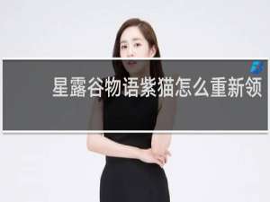 星露谷物语紫猫怎么重新领