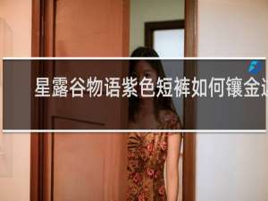 星露谷物语紫色短裤如何镶金边