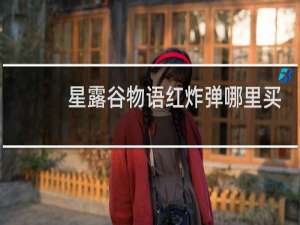 星露谷物语红炸弹哪里买