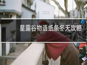 星露谷物语纸条冬天攻略