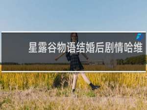 星露谷物语结婚后剧情哈维