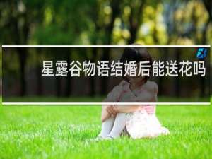 星露谷物语结婚后能送花吗