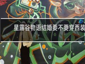 星露谷物语结婚要不要穿西装