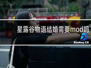 星露谷物语结婚需要mod吗