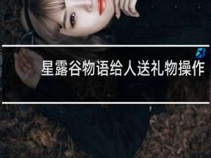 星露谷物语给人送礼物操作