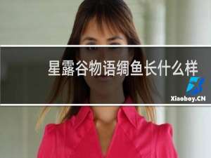星露谷物语绸鱼长什么样