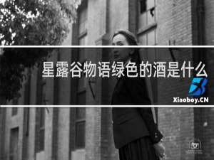 星露谷物语绿色的酒是什么