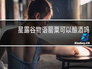 星露谷物语罂粟可以酿酒吗