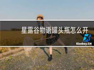 星露谷物语罐头瓶怎么开