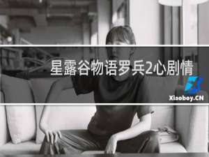 星露谷物语罗兵2心剧情